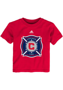 Chicago Fire Toddler Red Primary Logo Short Sleeve T-Shirt