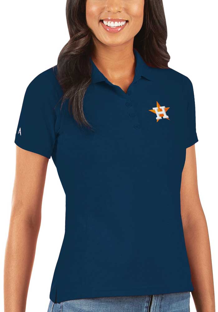 Houston Astros Antigua Women's Compass Polo - Orange