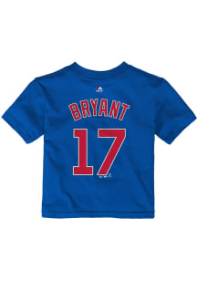 Kris Bryant Chicago Cubs Infant Player Short Sleeve T-Shirt Blue