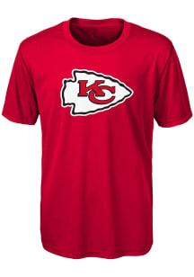 Kansas City Chiefs Youth Red Primary Logo Short Sleeve T-Shirt