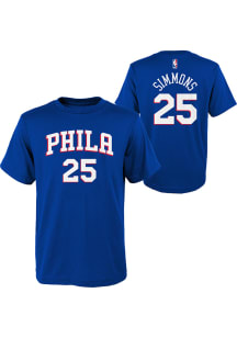 Ben Simmons Philadelphia 76ers Youth Blue Player Player Tee