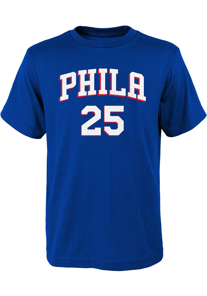 Ben Simmons Philadelphia 76ers Youth Blue Player Player Tee