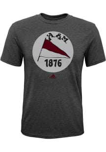 Texas A&amp;M Aggies Youth Grey Vintage Short Sleeve T-Shirt