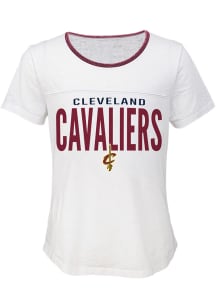 Cleveland Cavaliers Girls Red Team Pride Short Sleeve Tee