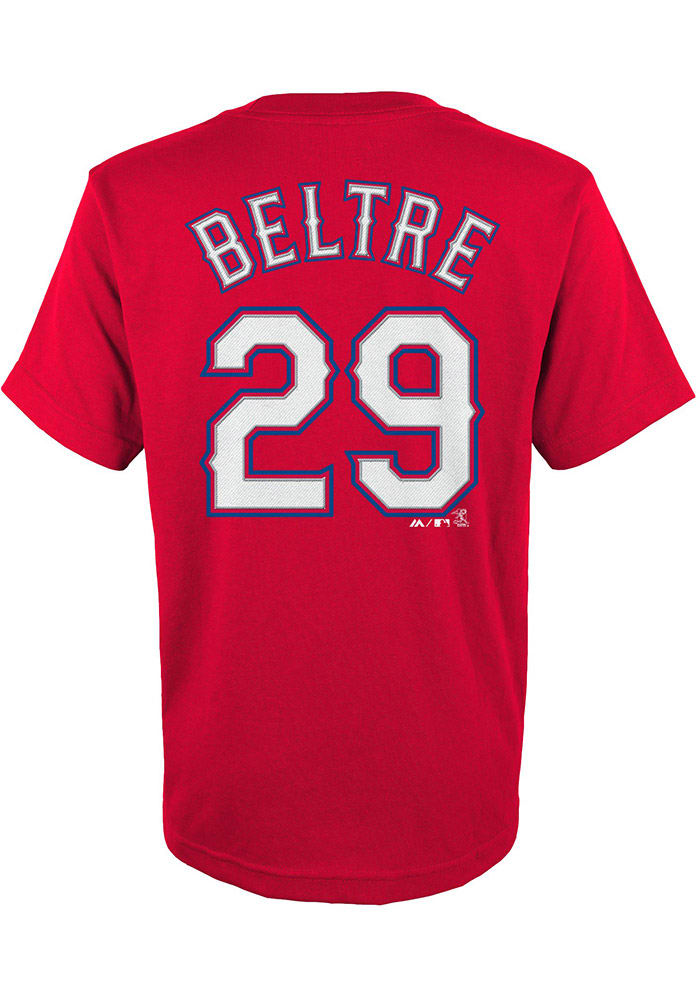Adrian Beltre Texas Rangers Youth Player Short Sleeve Player T