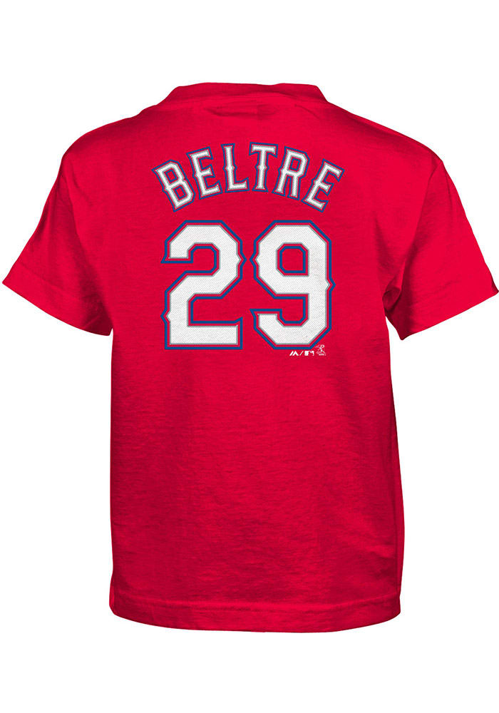 Adrian Beltre Texas Rangers Youth Player Short Sleeve Player T-Shirt - Red