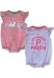 Pittsburgh Pirates Baby Pink Team Sparkle Set One Piece