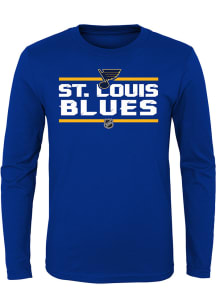 St Louis Blues Youth Navy Blue Epitome Long Sleeve T-Shirt