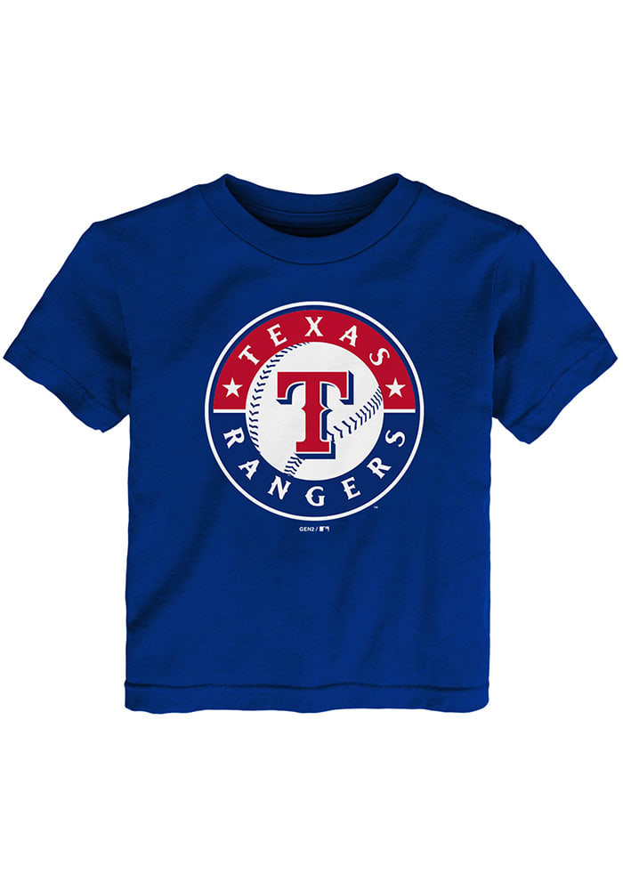 Nike Texas Rangers Grey Coop Wordmark Short Sleeve T Shirt