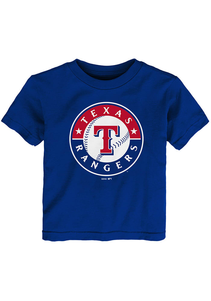 Texas Rangers Toddler Blue Primary Short Sleeve T-Shirt