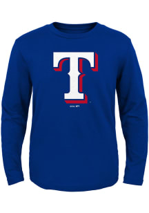 Texas Rangers Toddler Blue Secondary Long Sleeve T-Shirt