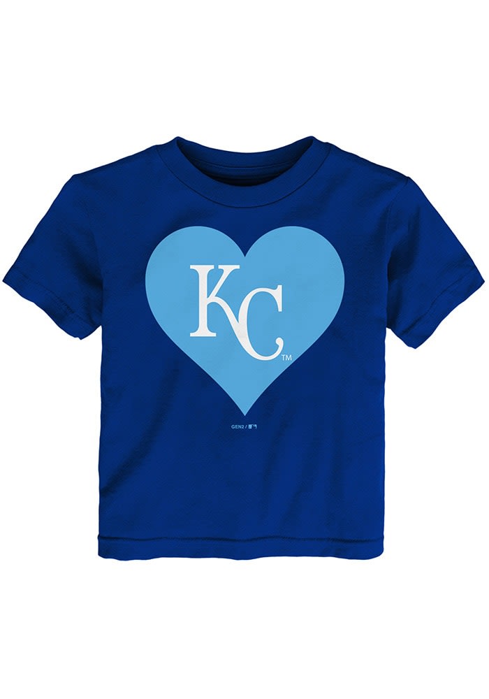 KC Leopard Heart, KC Royals Toddler Youth Adult Tank or Tee