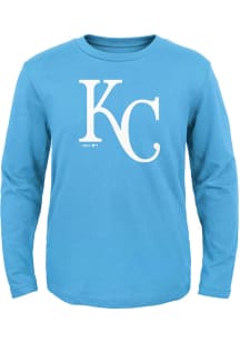 Kansas City Royals Toddler Light Blue Official Long Sleeve T-Shirt