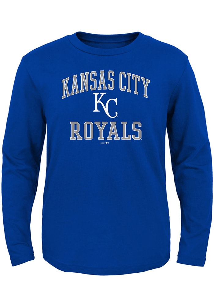 Kansas City Royals Toddler Gray Mascot T-Shirt by Outerstuff