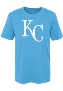 Kansas City Royals Boys Light Blue Official Short Sleeve T-Shirt