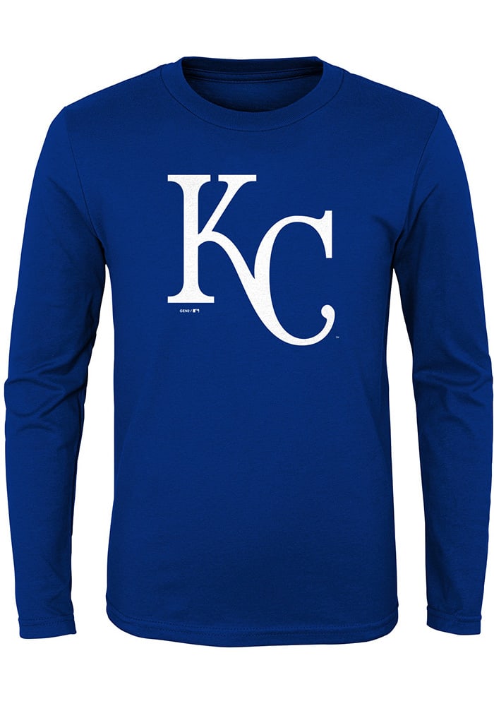 Kansas City Royals Boys Blue Official Long Sleeve T-Shirt