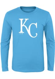 Kansas City Royals Youth Light Blue Official Long Sleeve T-Shirt