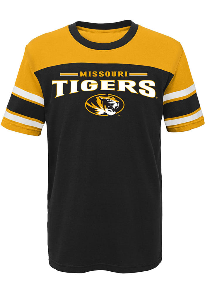 Missouri Tigers Youth Black Loyalty Short Sleeve Fashion T-Shirt