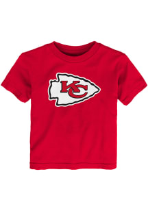 Kansas City Chiefs Toddler Red Primary Short Sleeve T-Shirt