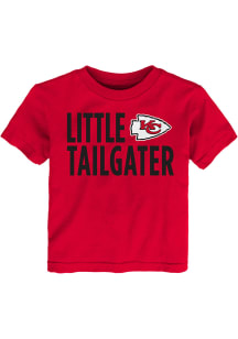 Kansas City Chiefs Toddler Red Little Tailgater Short Sleeve T-Shirt