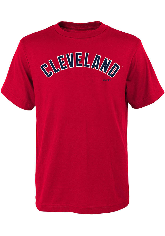 Cleveland Indians Nike Francisco Lindor Jersey Style Tee Youth