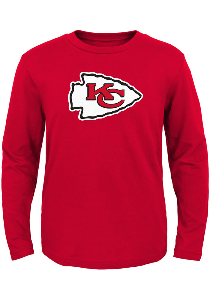 Kansas City Chiefs Toddler Red Primary Long Sleeve T-Shirt