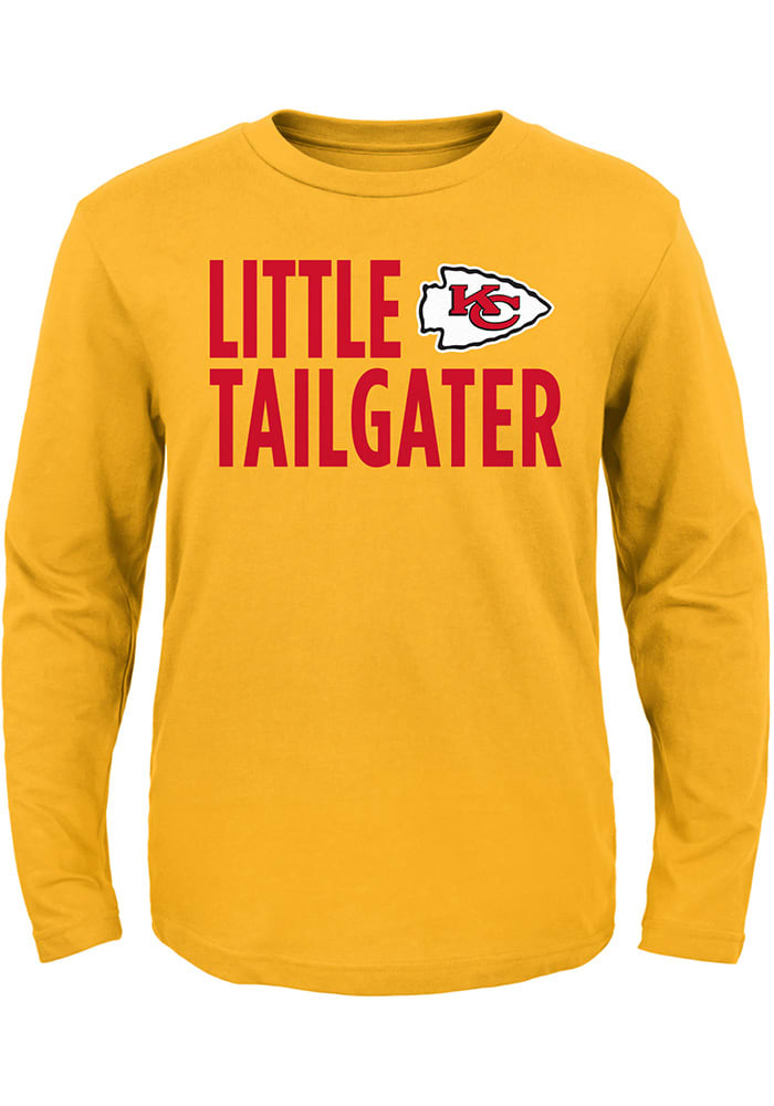 Kansas City Chiefs Toddler Gold Little Tailgater Long Sleeve T-Shirt