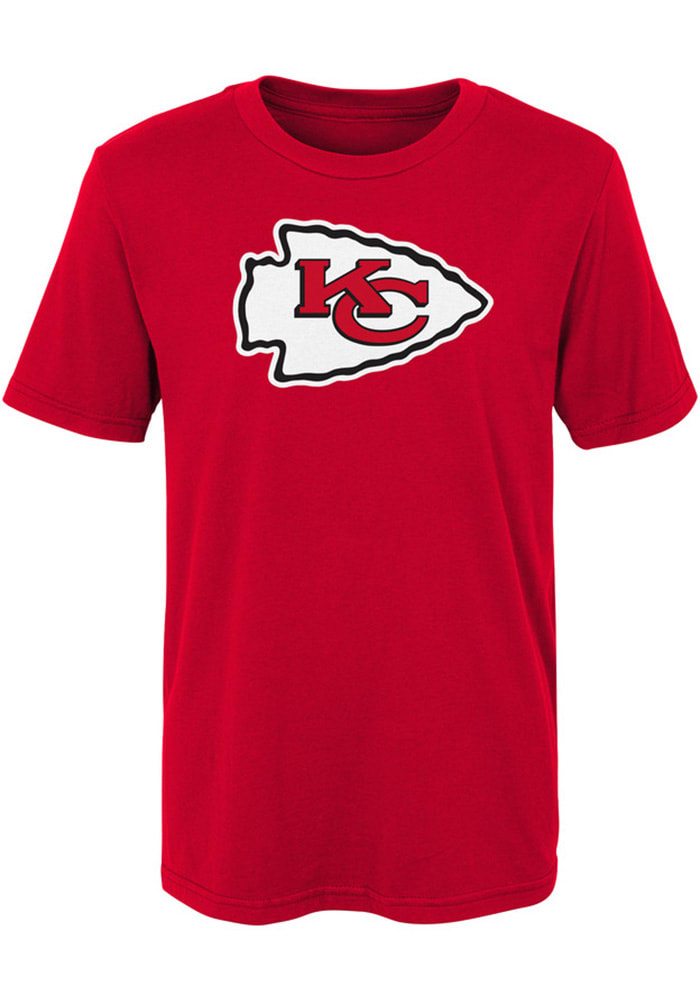 Kansas City Chiefs Boys Primary Short Sleeve T-Shirt - Red