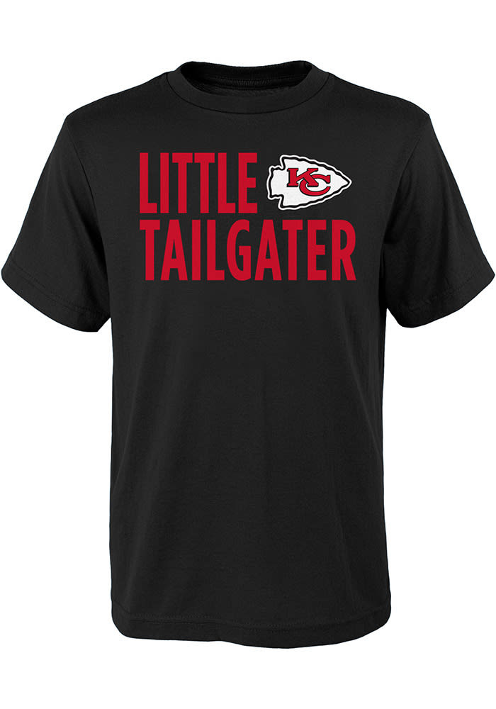 Kansas City Chiefs Boys Black Little Tailgater Short Sleeve T-Shirt