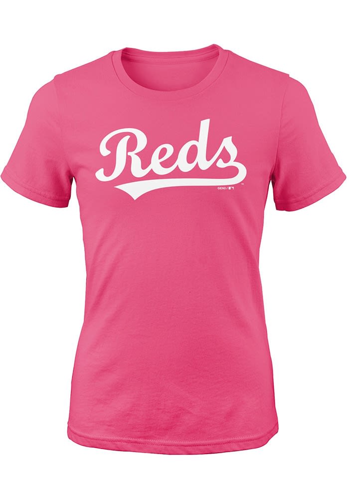 Pink cincinnati cheap reds shirt