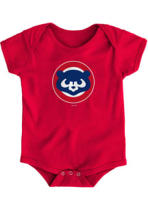 Chicago Cubs Baby Red Coopers Short Sleeve One Piece