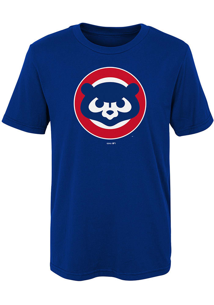Chicago Cubs Boys Blue Cooperstown Short Sleeve T-Shirt