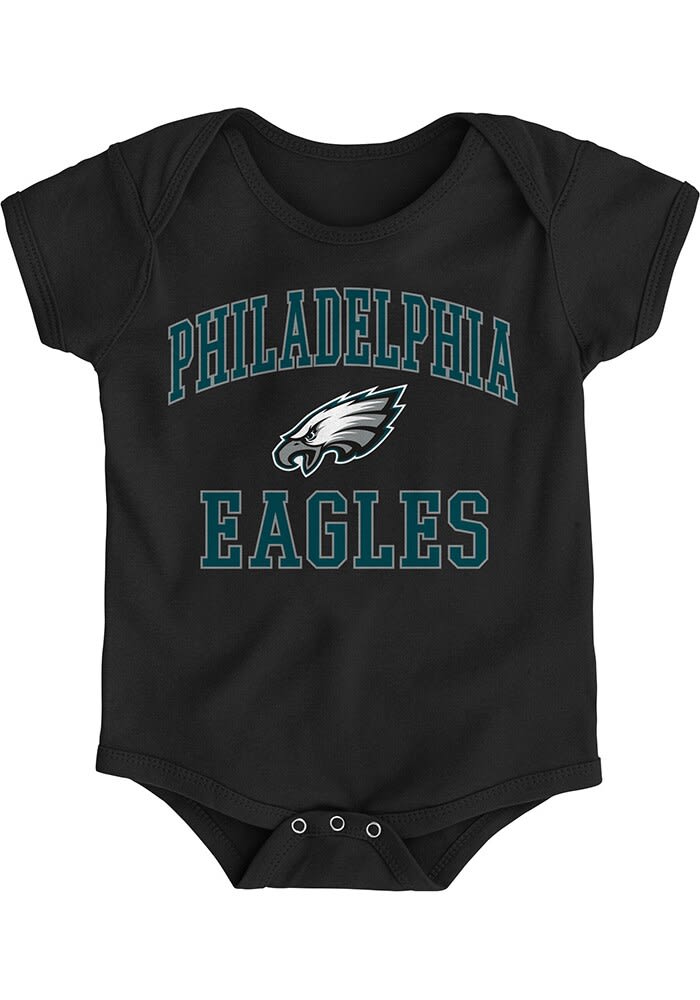 PHILADELPHIA EAGLES GREEN INFANT MASCOT SIZZLE SHORT SLEEVE T