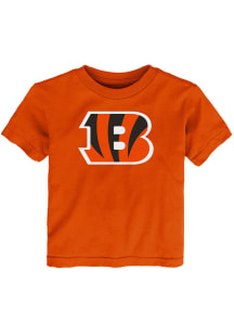 Cincinnati Bengals Toddler Orange Primary Logo B Short Sleeve T-Shirt