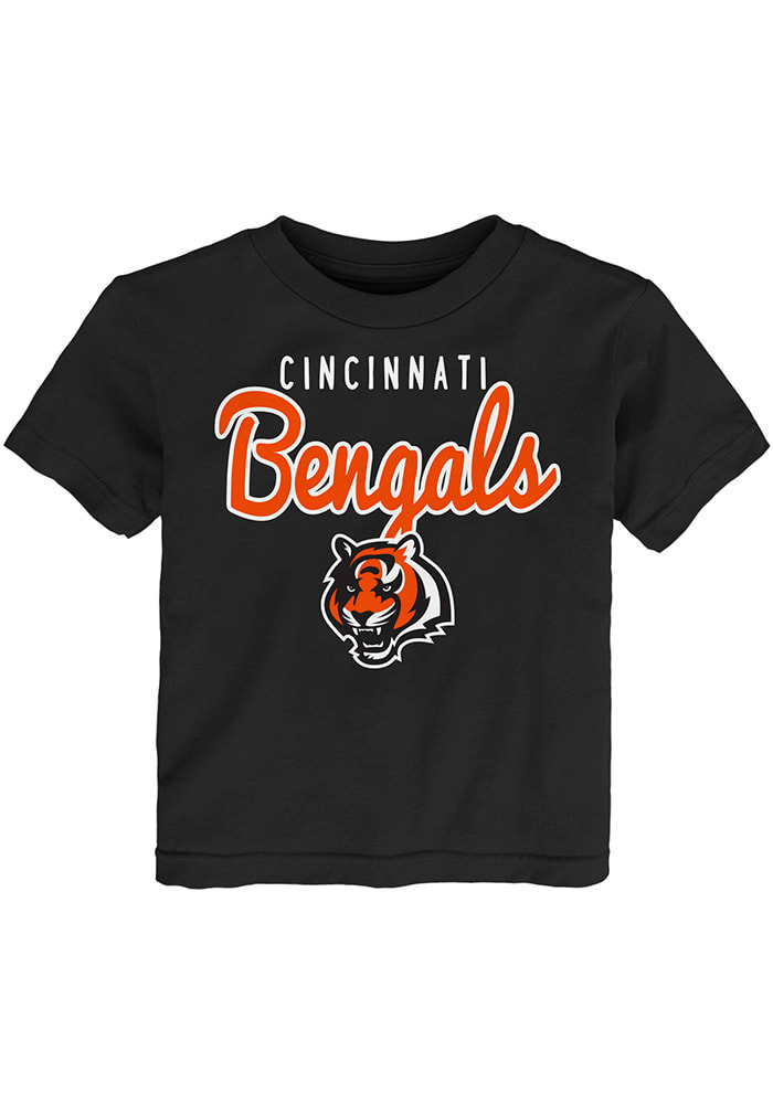 Cincinnati Bengals Toddler Black Big Game Short Sleeve Tee