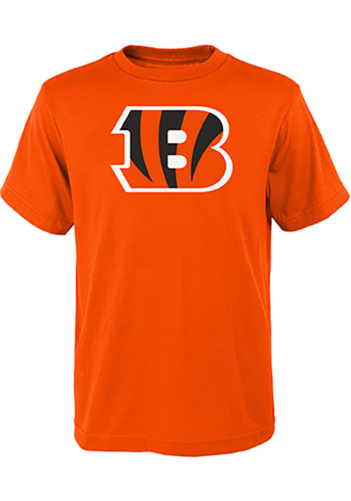 Cincinnati Bengals Youth Orange Primary Logo B Short Sleeve T-Shirt
