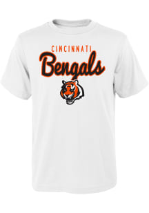 Cincinnati Bengals Youth White Big Game Short Sleeve T-Shirt