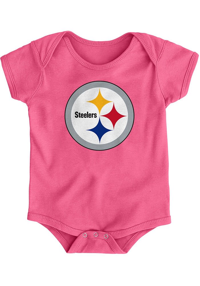 Pittsburgh Steelers Pink Baby Cheerleader Dress