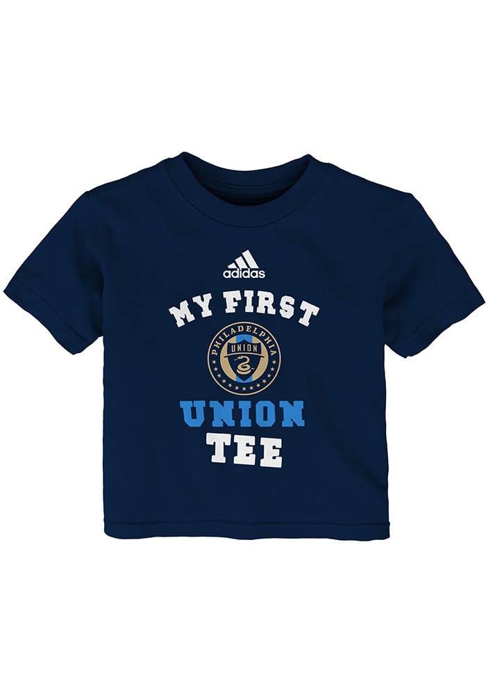 Philadelphia Union Infant My First Short Sleeve T-Shirt Navy Blue