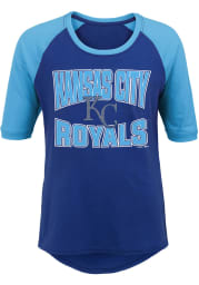 Kansas City Royals Girls Royal Bases Loaded LS Tee