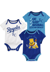 Kansas City Royals Baby Blue Play Ball One Piece