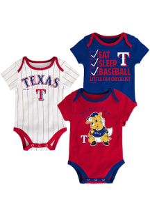 Texas Rangers Baby Red Play Ball One Piece