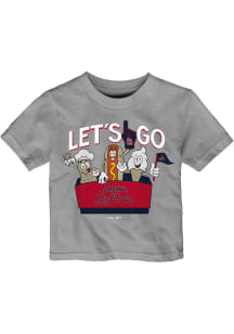 St Louis Cardinals Infant Snack Box Short Sleeve T-Shirt Grey
