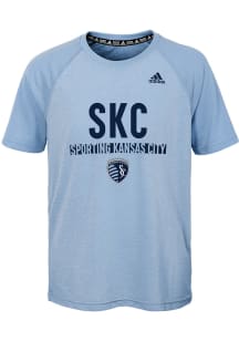 Sporting Kansas City Youth Light Blue Recovery Short Sleeve T-Shirt