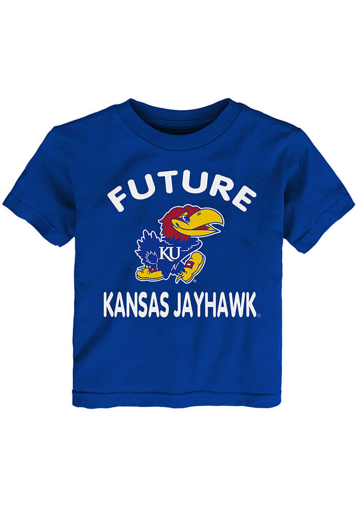 Kansas Jayhawks Toddler Blue Future Short Sleeve T-Shirt
