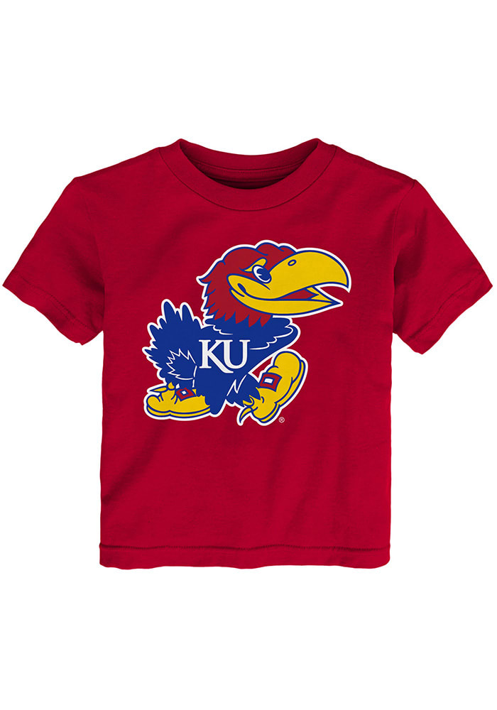 Kansas Jayhawks Toddler Red Mini Jayhawk Short Sleeve T-Shirt