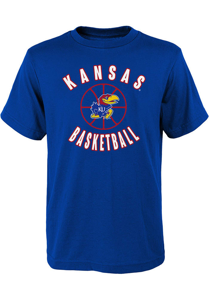 Kansas Jayhawks Youth Blue Little Baller Short Sleeve T-Shirt