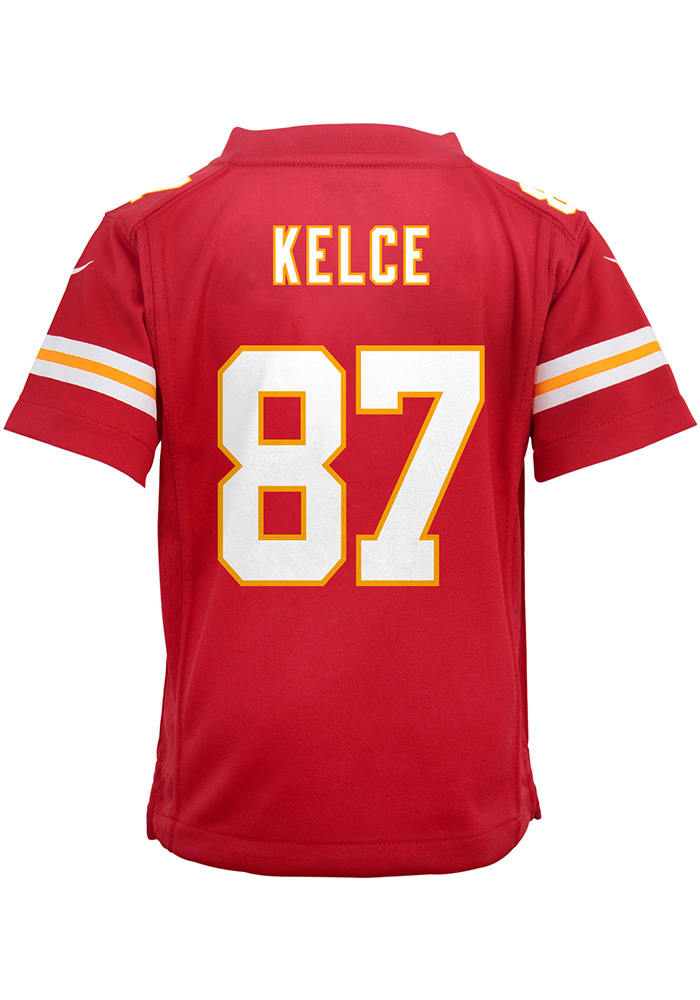 Kansas City Chiefs Travis Kelce Toddler Replica Red Nike Football Jersey