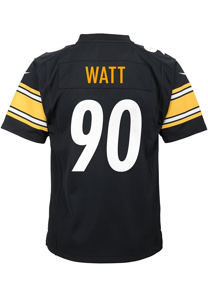 T.J. Watt Pittsburgh Steelers Youth Mainliner Player Name & Number Long  Sleeve T-Shirt - Black