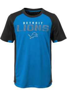 Detroit Lions Youth Blue Circuit Breaker Short Sleeve T-Shirt